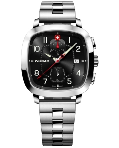Купить Швейцарские наручные часы Wenger 01.1933.109 с хронографом в E-mobi