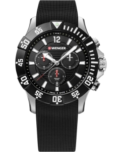 Купить Швейцарские наручные часы Wenger 01.0643.118 с хронографом в E-mobi