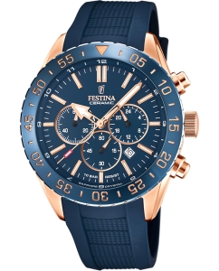 Купить Керамические наручные часы Festina F20516/1 с хронографом в E-mobi
