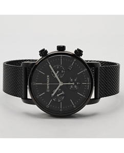 Купить Швейцарские наручные часы Wenger 01.1743.116 с хронографом  в E-mobi