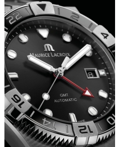 Купить Швейцарские механические наручные часы Maurice Lacroix AI6158-SS002-330-1 с хронографом  в E-mobi