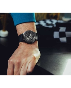 Купить Японские наручные часы Casio G-SHOCK GM-2100BB-1A с хронографом  в E-mobi