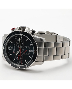 Купить Швейцарские наручные часы Wenger 01.0643.115 с хронографом  в E-mobi