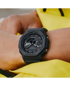 Купить Японские наручные часы Casio G-SHOCK GA-B2100-1A1ER с хронографом  в E-mobi