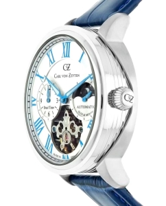 Купить Механические наручные часы Carl von Zeyten CVZ0081WHS  в E-mobi