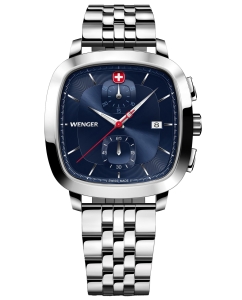 Купить Швейцарские наручные часы Wenger 01.1933.103 с хронографом в E-mobi