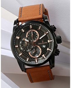 Купить Швейцарские наручные часы Delbana 44601.662.6.039 с хронографом  в E-mobi