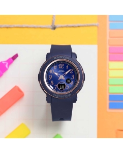 Купить Японские наручные часы Casio Baby-G BGA-290SA-2A с хронографом  в E-mobi