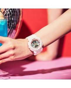 Купить Японские наручные часы Casio Baby-G BA-130PM-4A с хронографом  в E-mobi