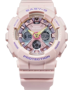 Купить Японские наручные часы Casio Baby-G BA-130PM-4A с хронографом  в E-mobi