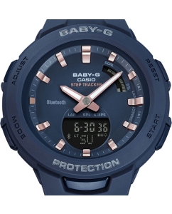 Купить Японские спортивные наручные часы Casio Baby-G BSA-B100-2A с хронографом  в E-mobi