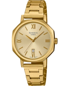 Купить Японские наручные часы Casio Sheen SHE-4554G-9A в E-mobi
