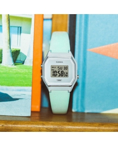 Купить Японские наручные часы Casio Vintage LA680WEL-3 с хронографом  в E-mobi