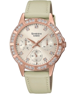 Купить Японские наручные часы Casio Sheen SHE-3517PGL-9AUEF в E-mobi