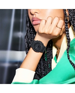 Купить Японские наручные часы Casio G-SHOCK GMA-P2100BB-1A с хронографом  в E-mobi