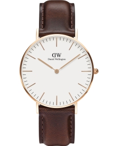 Купить Наручные часы Daniel Wellington Classic 36 Bristol RG White в E-mobi