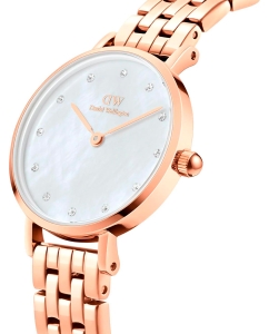 Купить Наручные часы Daniel Wellington Petite Lumine 28 5-Link RG MOP White  в E-mobi