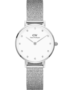 Купить Наручные часы Daniel Wellington Petite 28 Pressed Sterling Lumine S White в E-mobi