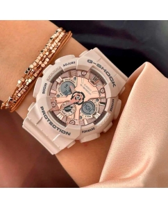 Купить Японские наручные часы Casio G-SHOCK GMA-S120MF-4A с хронографом  в E-mobi