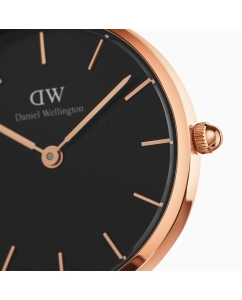 Купить Наручные часы Daniel Wellington Petite 28 Melrose RG Black  в E-mobi