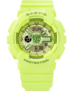Купить Японские наручные часы Casio Baby-G BA-110YK-3A с хронографом  в E-mobi