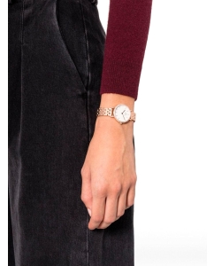 Купить Наручные часы Daniel Wellington Petite 28 Bezel 5-link White RG  в E-mobi