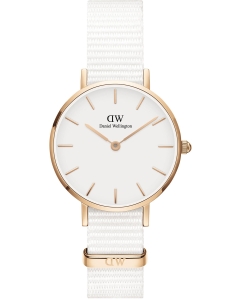 Купить Наручные часы Daniel Wellington Petite 28 Dover RG White в E-mobi