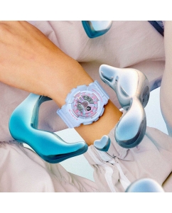 Купить Японские наручные часы Casio Baby-G BA-110FH-2A с хронографом  в E-mobi