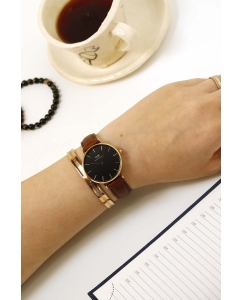 Купить Наручные часы Daniel Wellington Petite 28 St Mawes RG Black  в E-mobi
