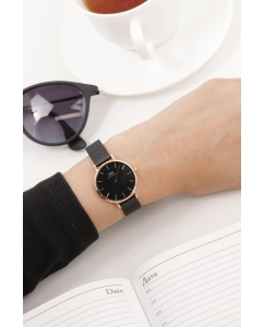 Купить Наручные часы Daniel Wellington Petite 28 Ashfield RG Black  в E-mobi