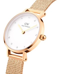 Купить Наручные часы Daniel Wellington Petite 28 Pressed Evergold Lumine G White  в E-mobi