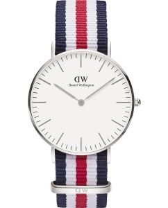 Купить Наручные часы Daniel Wellington Classic 36 Canterbury S White в E-mobi