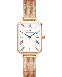Купить Наручные часы Daniel Wellington Quadro Roman numerals 20x26 Melrose RG White в E-mobi