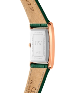 Купить Наручные часы Daniel Wellington Bound 32x22 Green croc leather RG Emerald Sunray  в E-mobi