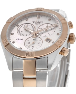 Купить Швейцарские наручные часы Tissot T101.917.22.116.00 с хронографом  в E-mobi