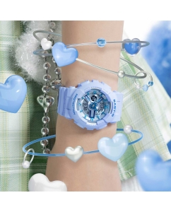 Купить Японские наручные часы Casio Baby-G BA-110YK-2A с хронографом  в E-mobi