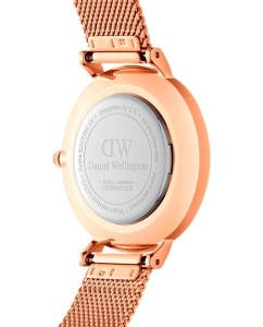 Купить Наручные часы Daniel Wellington Petite 28 Bezel Mesh Pink MOP RG  в E-mobi