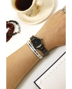 Купить Наручные часы Daniel Wellington Iconic Link Ceramic 28 B Black  в E-mobi