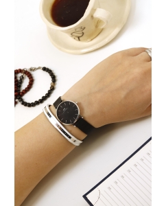 Купить Наручные часы Daniel Wellington Petite 28 Ashfield S Black  в E-mobi