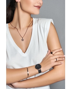 Купить Наручные часы Daniel Wellington Petite 36 Ashfield RG Black  в E-mobi