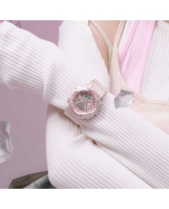 Купить Японские наручные часы Casio G-SHOCK GMA-S110ST-4A с хронографом  в E-mobi