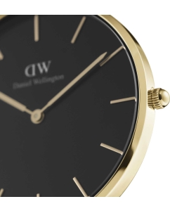 Купить Наручные часы Daniel Wellington Petite 36 Evergold G Black  в E-mobi