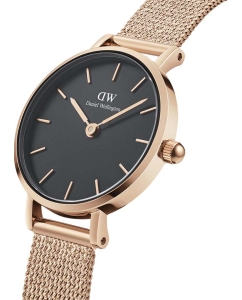 Купить Наручные часы Daniel Wellington Petite 24 Pressed Melrose RG Black  в E-mobi