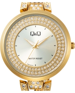 Купить Японские наручные часы Q&amp;Q F03A-001PY  в E-mobi