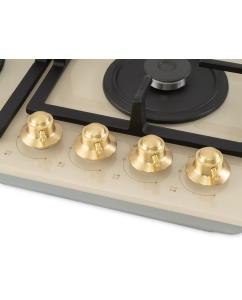 Купить Встраиваемая варочная панель газовая HYUNDAI HHG 6436 BE бежевый; золотистый  в E-mobi