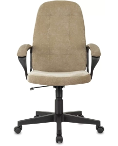 Купить Кресло руководителя Бюрократ CH 002, ткань, песочный  в E-mobi