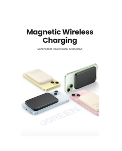 Купить Внешний аккумулятор магнитный uGreen PB561 (25208) 10000mAh, бежевый  в E-mobi
