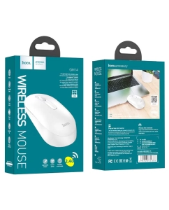 Купить Беспроводная мышь Hoco GM14 белый (6931474757876)  в E-mobi