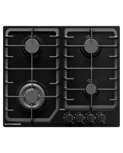 Купить Встраиваемая варочная панель газовая KUPPERSBERG FS 66 B черный  в E-mobi