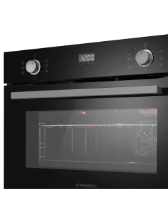 Купить Встраиваемый электрический духовой шкаф MAUNFELD AMCO537GB черный  в E-mobi
